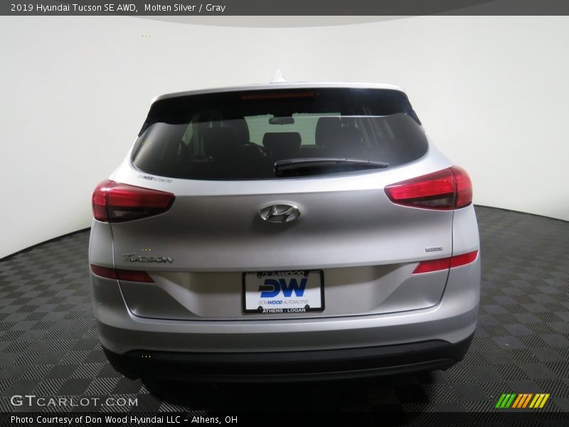 Molten Silver / Gray 2019 Hyundai Tucson SE AWD