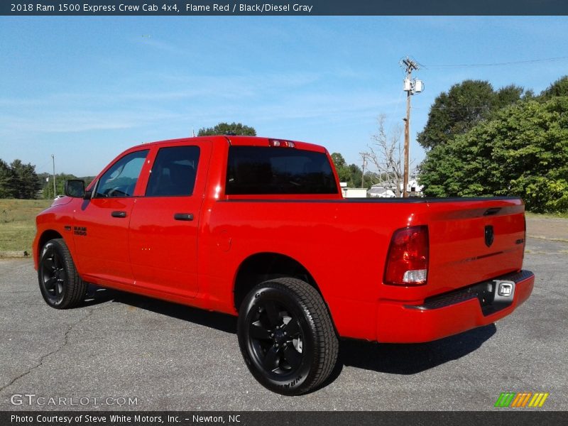 Flame Red / Black/Diesel Gray 2018 Ram 1500 Express Crew Cab 4x4