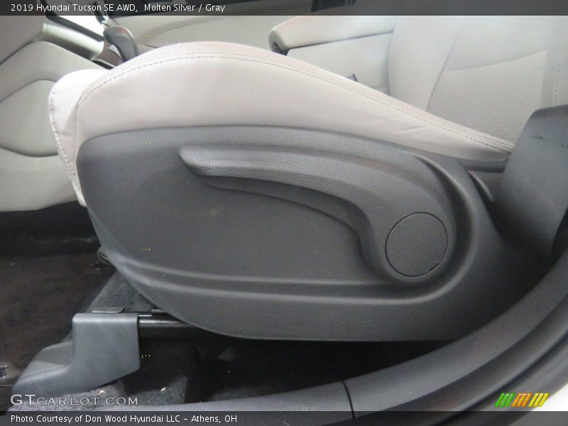 Molten Silver / Gray 2019 Hyundai Tucson SE AWD