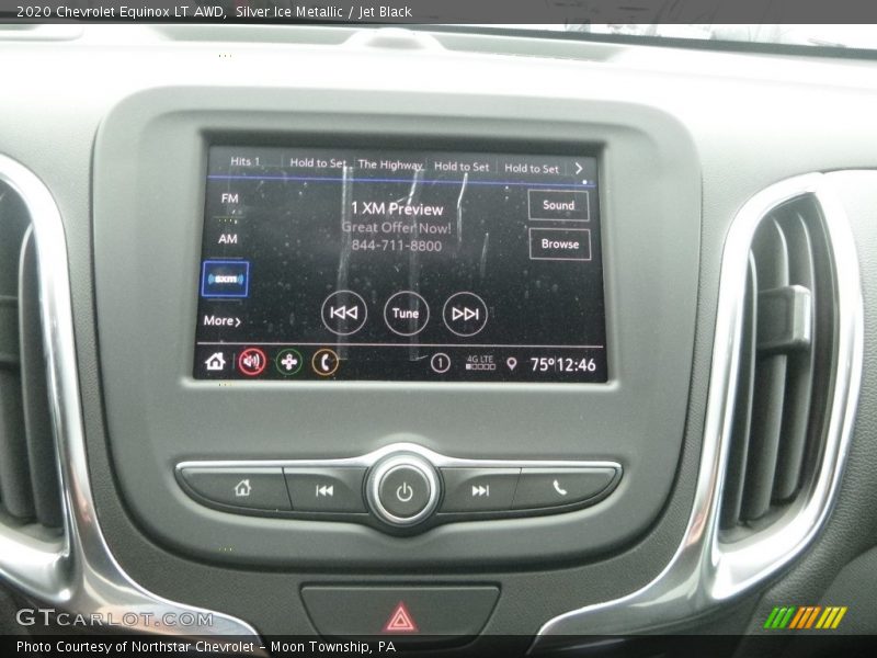 Silver Ice Metallic / Jet Black 2020 Chevrolet Equinox LT AWD