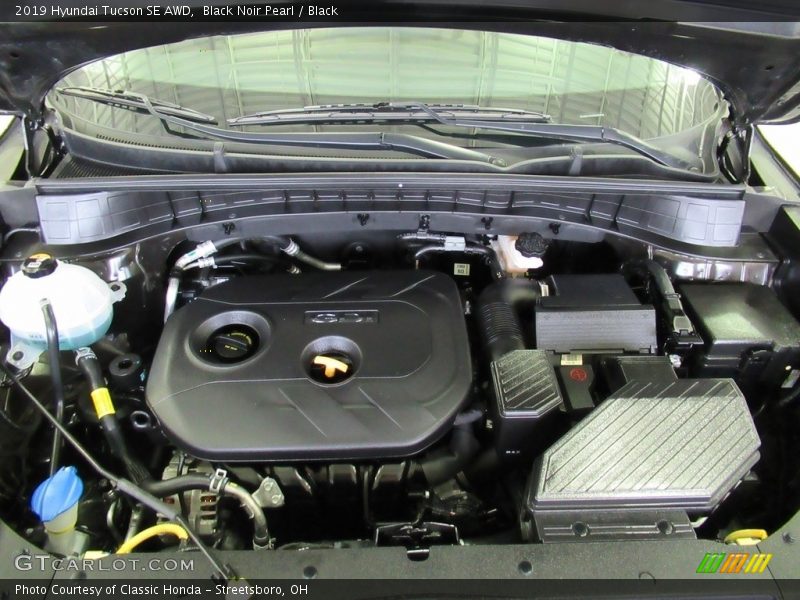 Black Noir Pearl / Black 2019 Hyundai Tucson SE AWD
