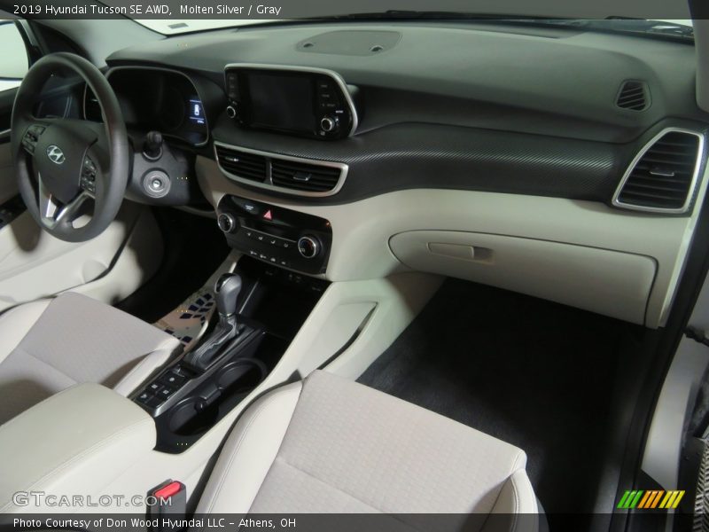 Molten Silver / Gray 2019 Hyundai Tucson SE AWD