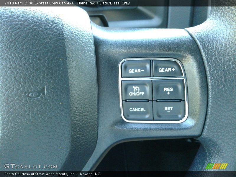 Flame Red / Black/Diesel Gray 2018 Ram 1500 Express Crew Cab 4x4