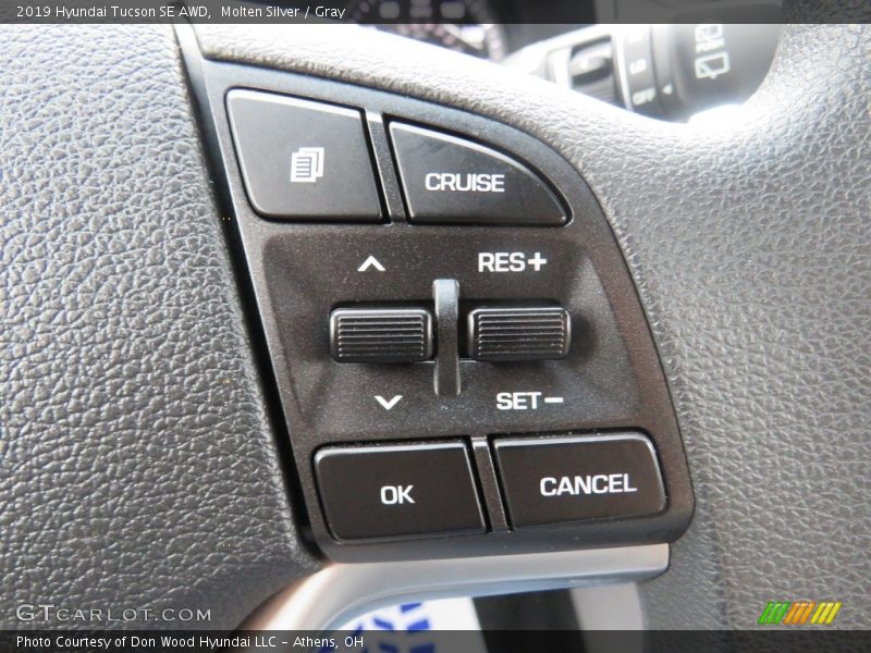 Molten Silver / Gray 2019 Hyundai Tucson SE AWD