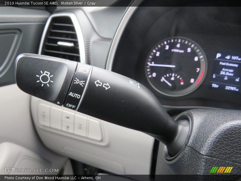 Molten Silver / Gray 2019 Hyundai Tucson SE AWD