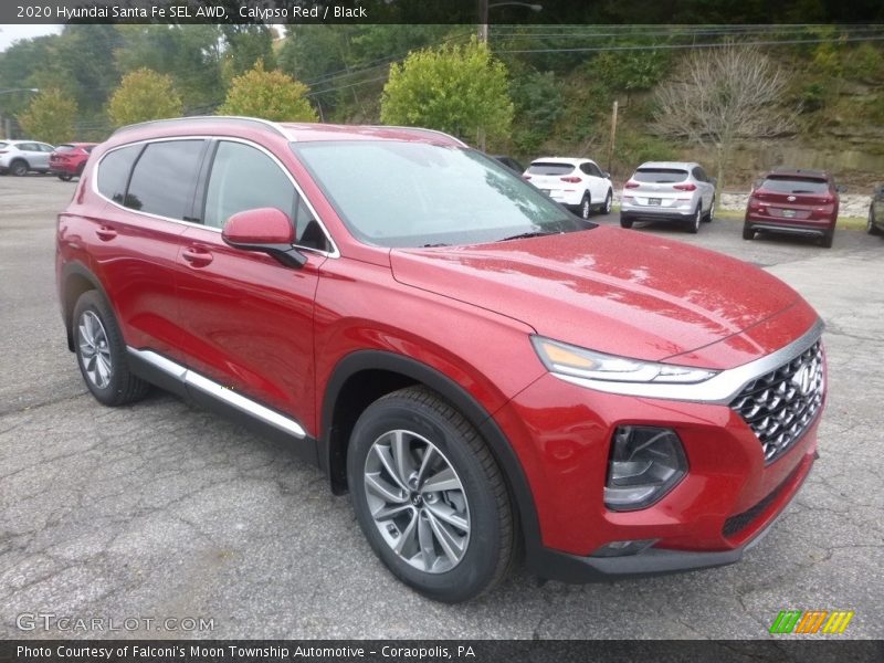 Front 3/4 View of 2020 Santa Fe SEL AWD