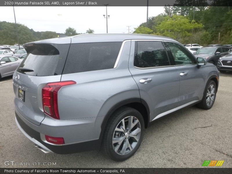 Lagoon Silver / Black 2020 Hyundai Palisade SEL AWD