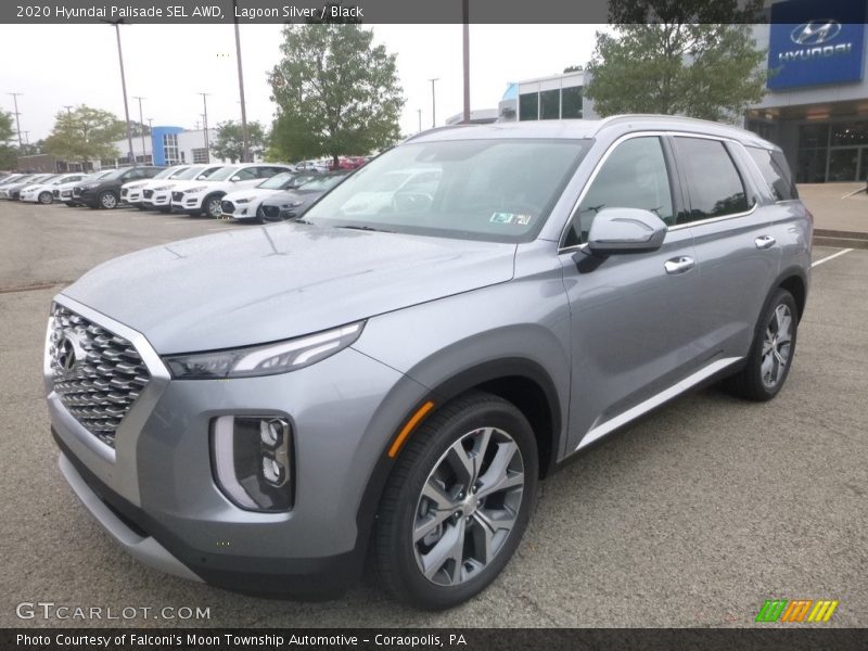 Lagoon Silver / Black 2020 Hyundai Palisade SEL AWD