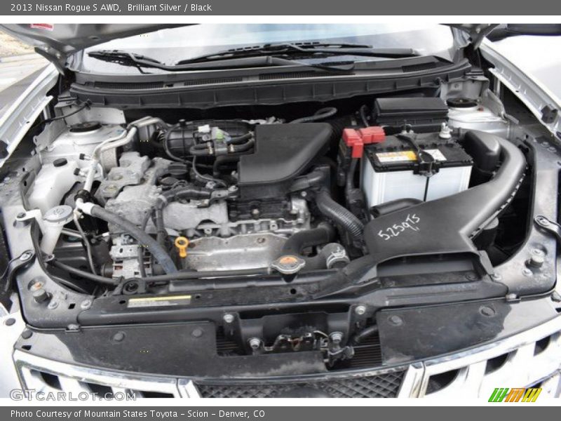 Brilliant Silver / Black 2013 Nissan Rogue S AWD