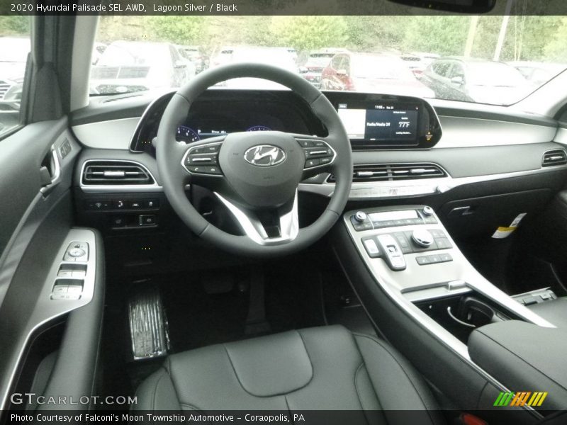 Lagoon Silver / Black 2020 Hyundai Palisade SEL AWD