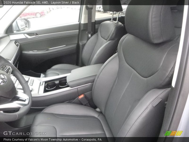 Lagoon Silver / Black 2020 Hyundai Palisade SEL AWD