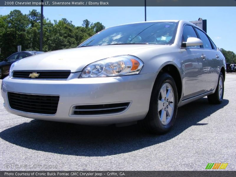 Silverstone Metallic / Ebony Black 2008 Chevrolet Impala LT