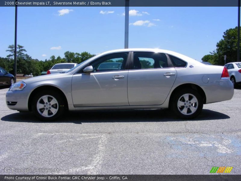 Silverstone Metallic / Ebony Black 2008 Chevrolet Impala LT