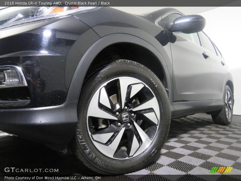 Crystal Black Pearl / Black 2016 Honda CR-V Touring AWD
