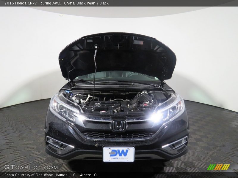 Crystal Black Pearl / Black 2016 Honda CR-V Touring AWD