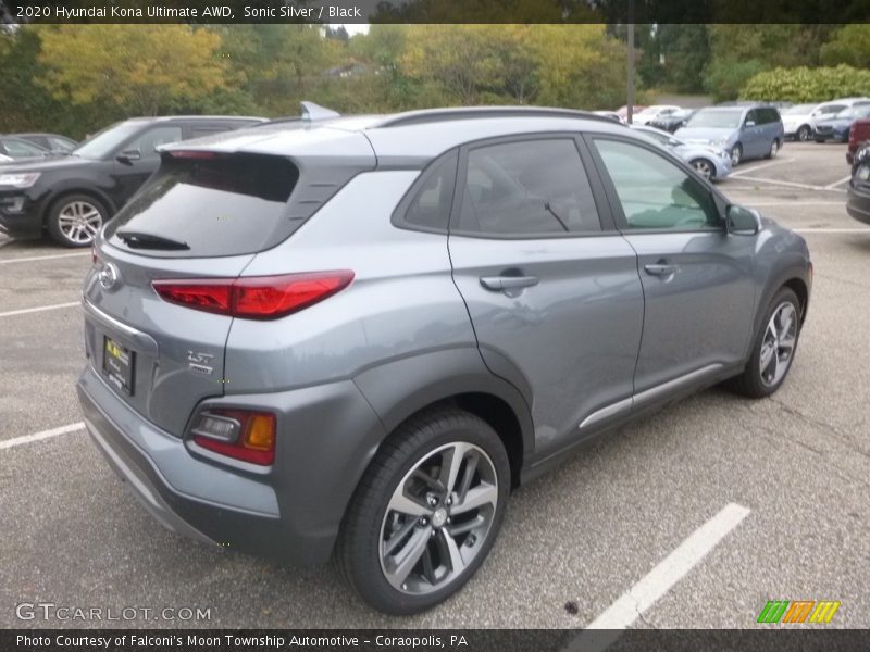 Sonic Silver / Black 2020 Hyundai Kona Ultimate AWD