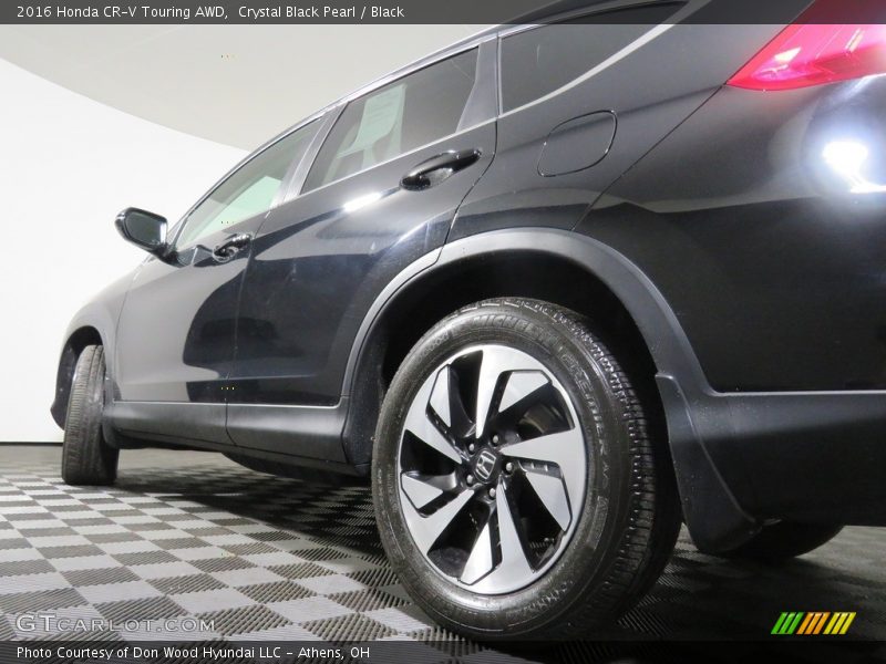 Crystal Black Pearl / Black 2016 Honda CR-V Touring AWD