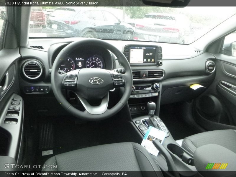 Sonic Silver / Black 2020 Hyundai Kona Ultimate AWD