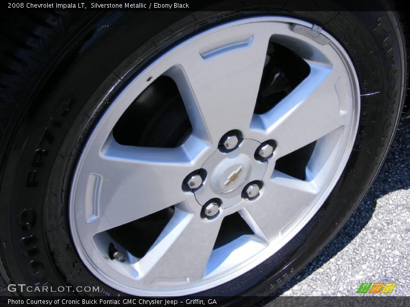 Silverstone Metallic / Ebony Black 2008 Chevrolet Impala LT