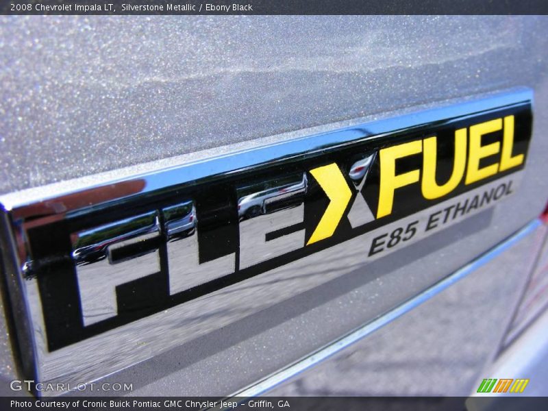 Silverstone Metallic / Ebony Black 2008 Chevrolet Impala LT