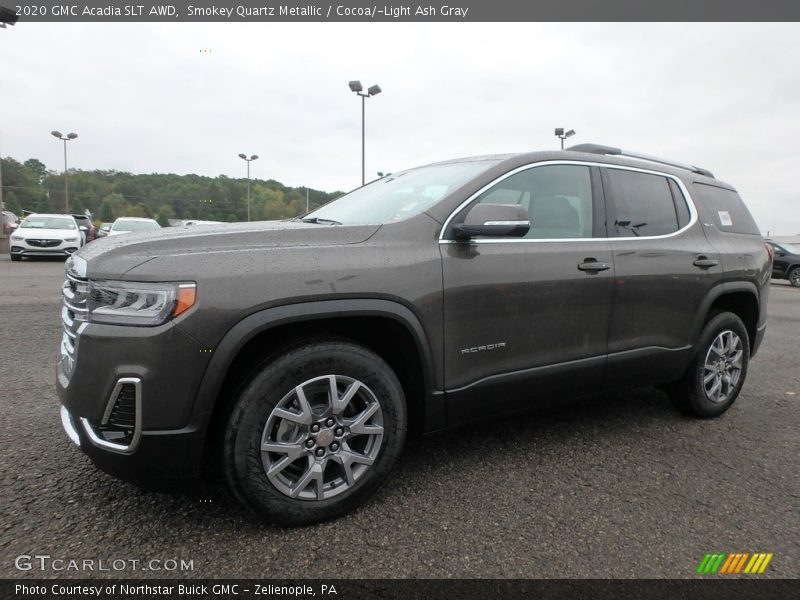 Smokey Quartz Metallic / Cocoa/­Light Ash Gray 2020 GMC Acadia SLT AWD