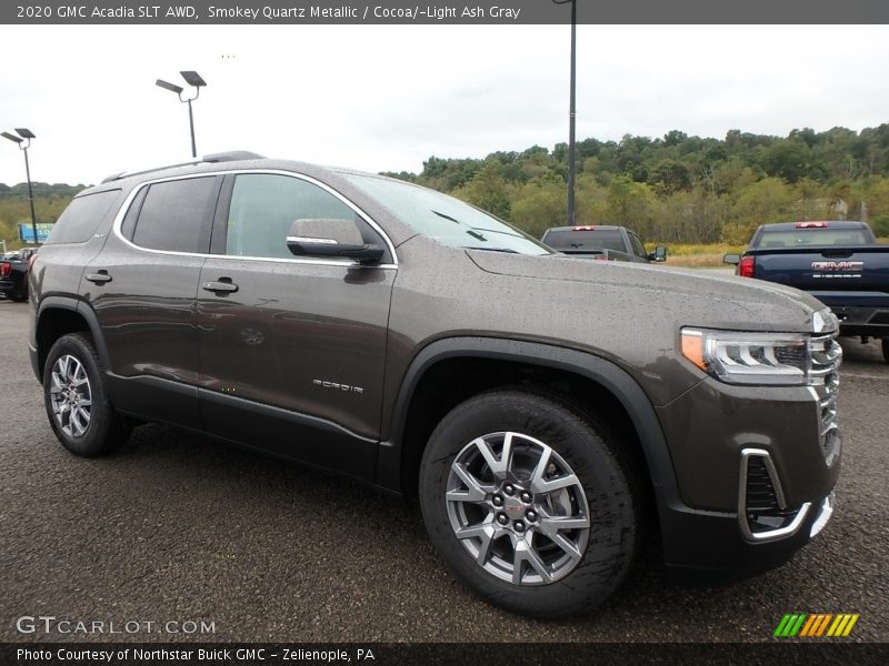 Smokey Quartz Metallic / Cocoa/­Light Ash Gray 2020 GMC Acadia SLT AWD