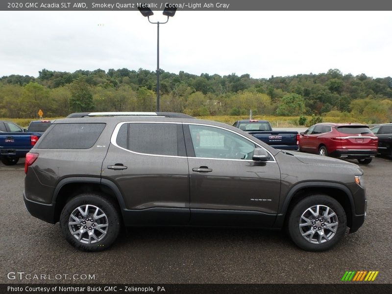 Smokey Quartz Metallic / Cocoa/­Light Ash Gray 2020 GMC Acadia SLT AWD