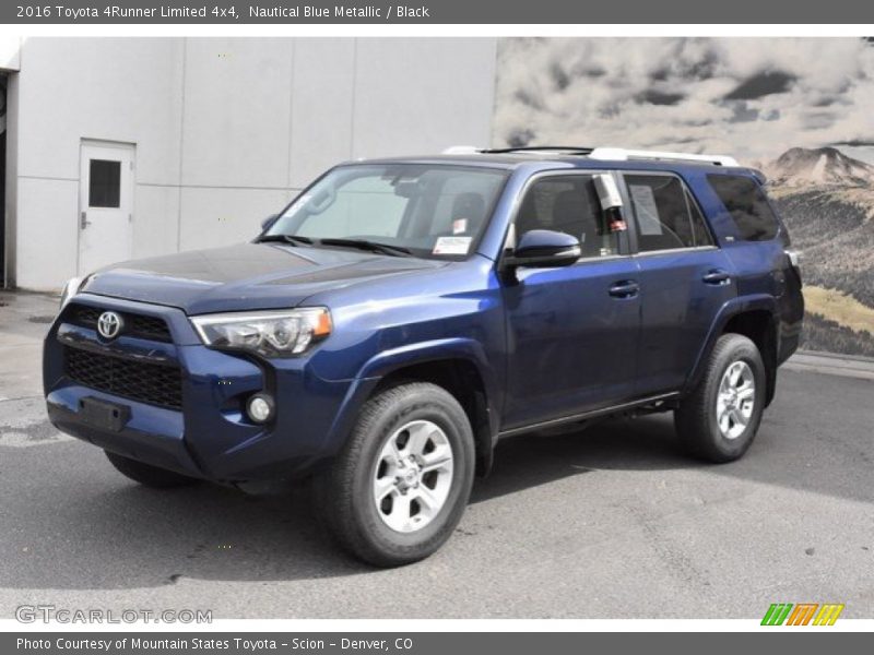 Nautical Blue Metallic / Black 2016 Toyota 4Runner Limited 4x4