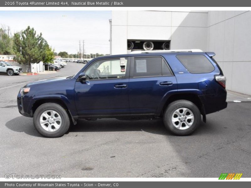 Nautical Blue Metallic / Black 2016 Toyota 4Runner Limited 4x4