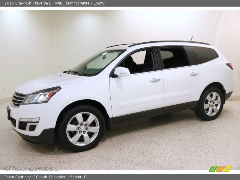 Summit White / Ebony 2016 Chevrolet Traverse LT AWD