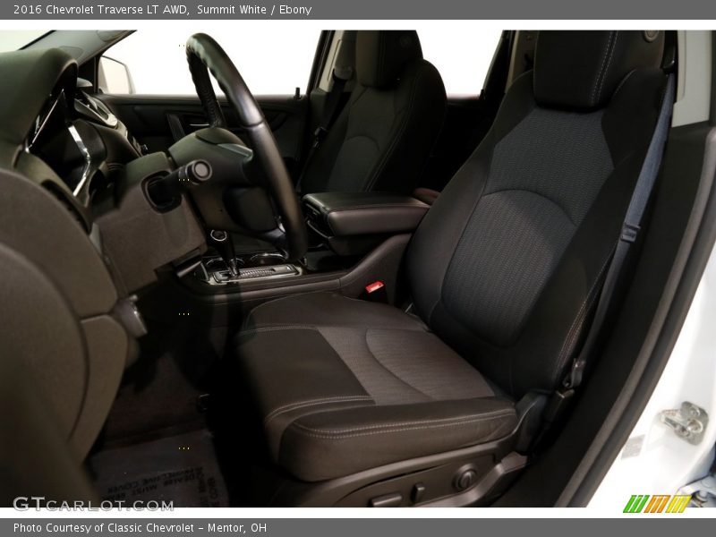 Summit White / Ebony 2016 Chevrolet Traverse LT AWD