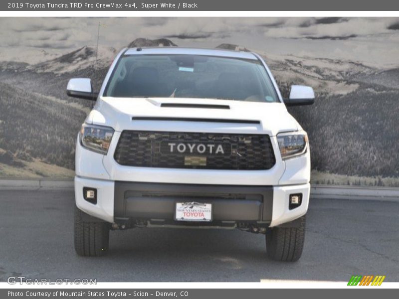 Super White / Black 2019 Toyota Tundra TRD Pro CrewMax 4x4