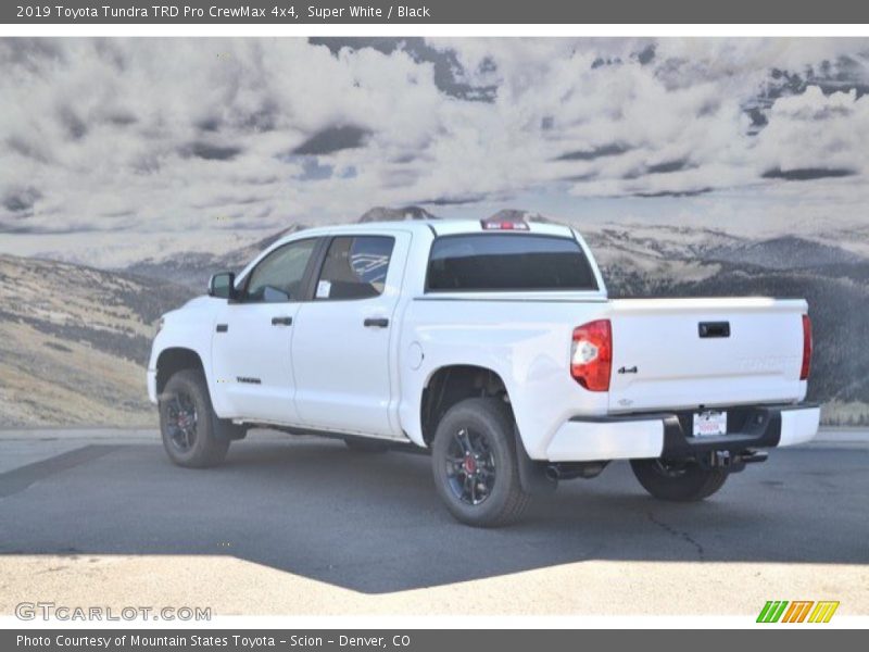 Super White / Black 2019 Toyota Tundra TRD Pro CrewMax 4x4