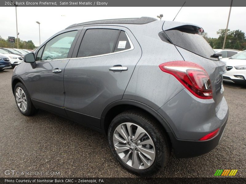 Satin Steel Metallic / Ebony 2020 Buick Encore Preferred