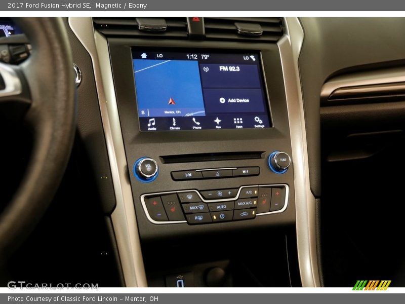 Magnetic / Ebony 2017 Ford Fusion Hybrid SE