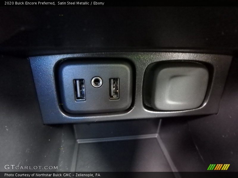 Satin Steel Metallic / Ebony 2020 Buick Encore Preferred