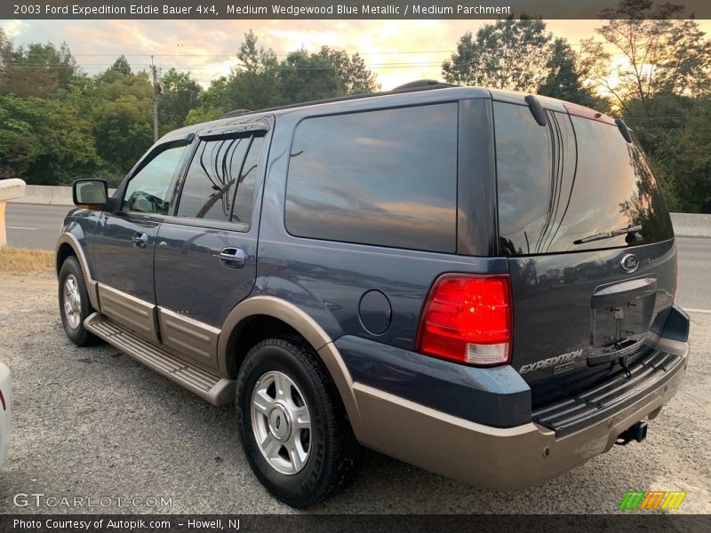Medium Wedgewood Blue Metallic / Medium Parchment 2003 Ford Expedition Eddie Bauer 4x4