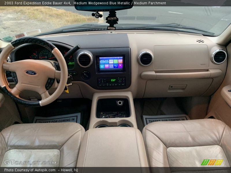 Medium Wedgewood Blue Metallic / Medium Parchment 2003 Ford Expedition Eddie Bauer 4x4