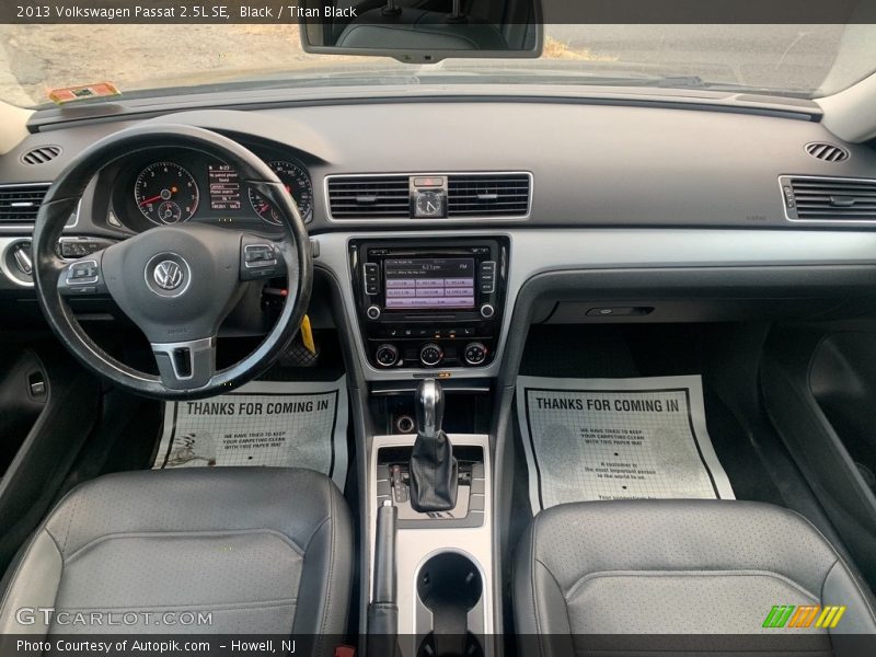Black / Titan Black 2013 Volkswagen Passat 2.5L SE