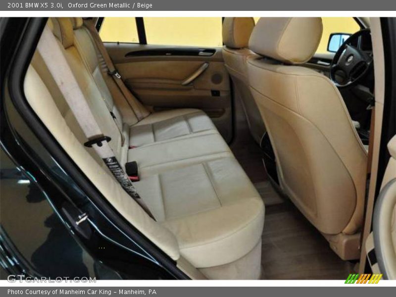 Oxford Green Metallic / Beige 2001 BMW X5 3.0i