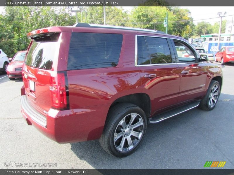 Siren Red Tintcoat / Jet Black 2017 Chevrolet Tahoe Premier 4WD