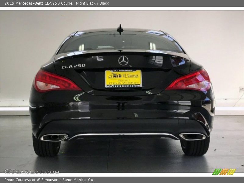 Night Black / Black 2019 Mercedes-Benz CLA 250 Coupe