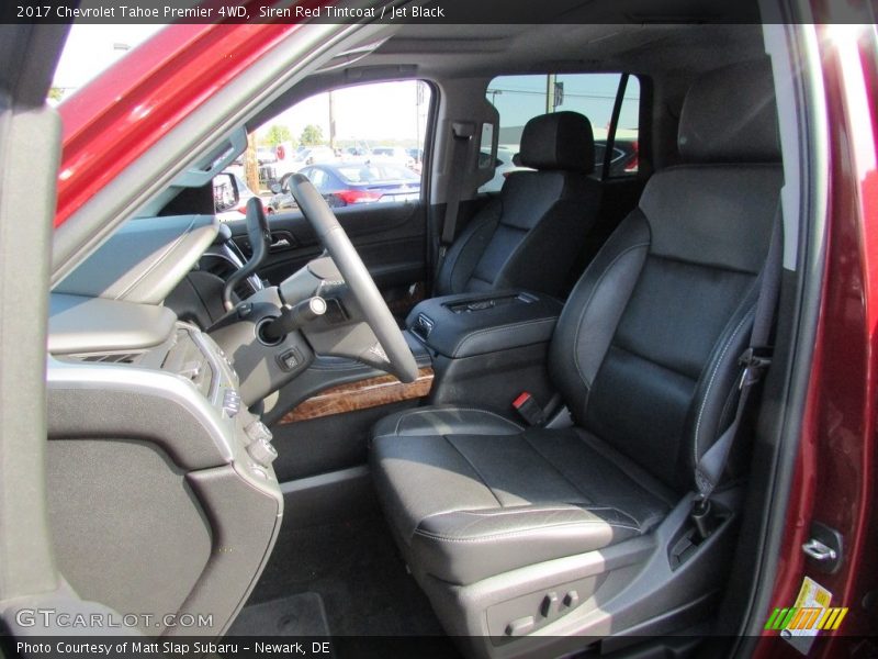 Siren Red Tintcoat / Jet Black 2017 Chevrolet Tahoe Premier 4WD