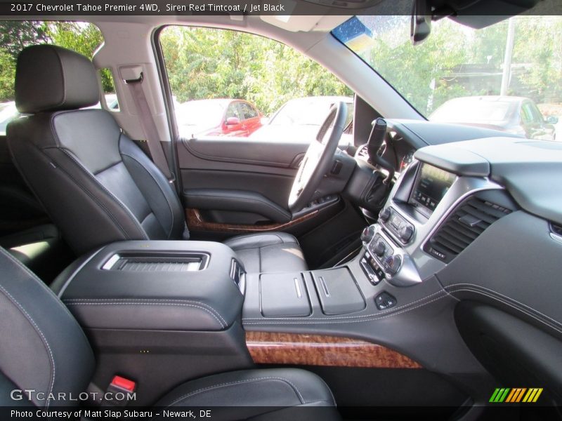 Siren Red Tintcoat / Jet Black 2017 Chevrolet Tahoe Premier 4WD