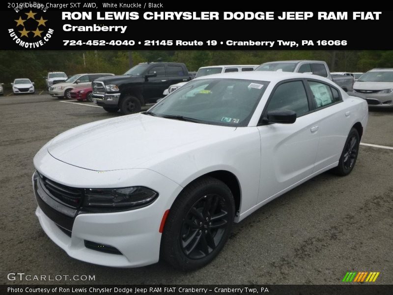 White Knuckle / Black 2019 Dodge Charger SXT AWD