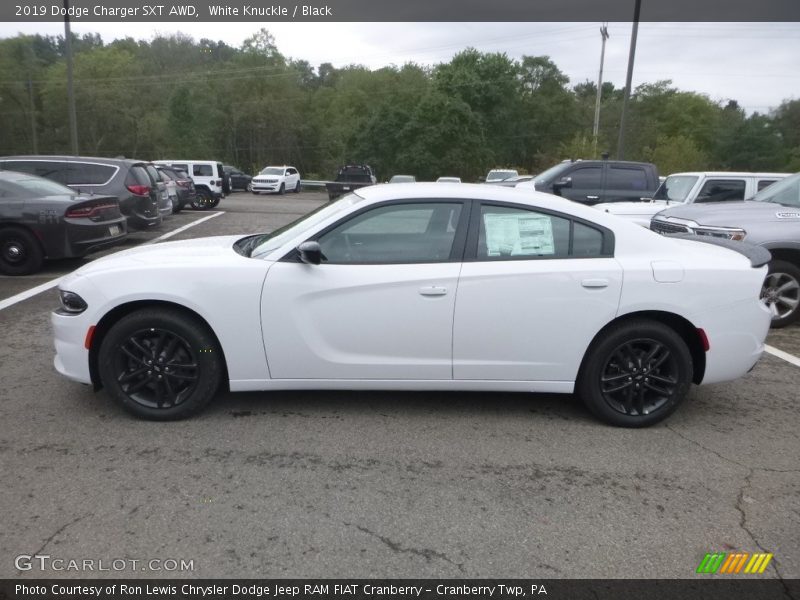 White Knuckle / Black 2019 Dodge Charger SXT AWD