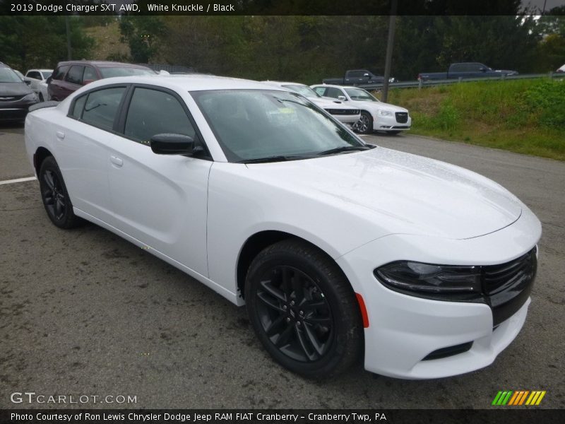 White Knuckle / Black 2019 Dodge Charger SXT AWD