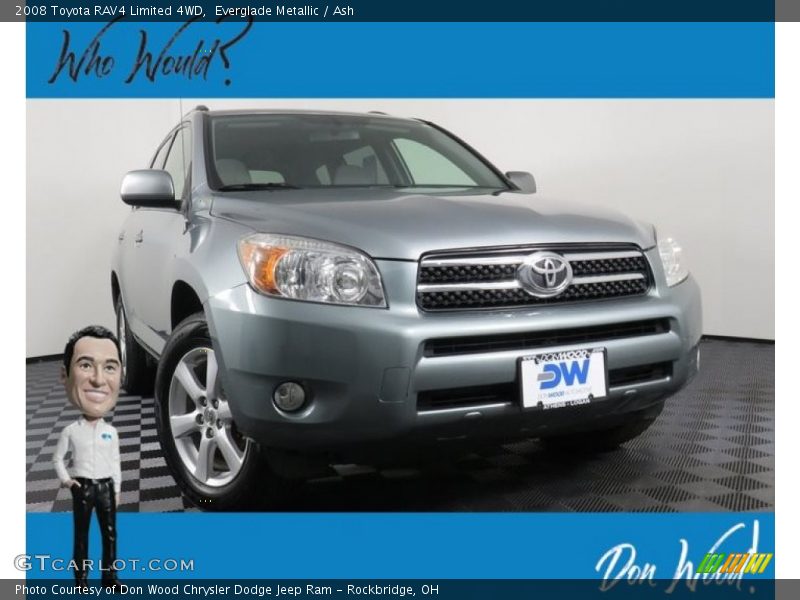 Everglade Metallic / Ash 2008 Toyota RAV4 Limited 4WD