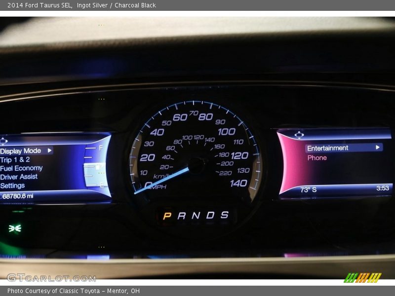 Ingot Silver / Charcoal Black 2014 Ford Taurus SEL