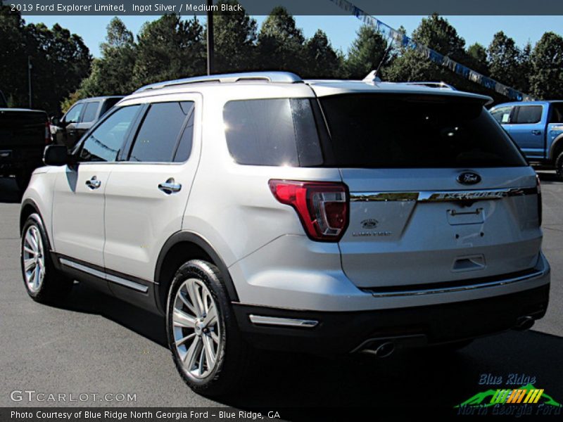 Ingot Silver / Medium Black 2019 Ford Explorer Limited